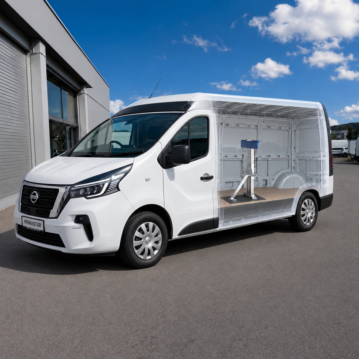 Nissan Primastar (2002–2014) Sitzplatzerweiterung