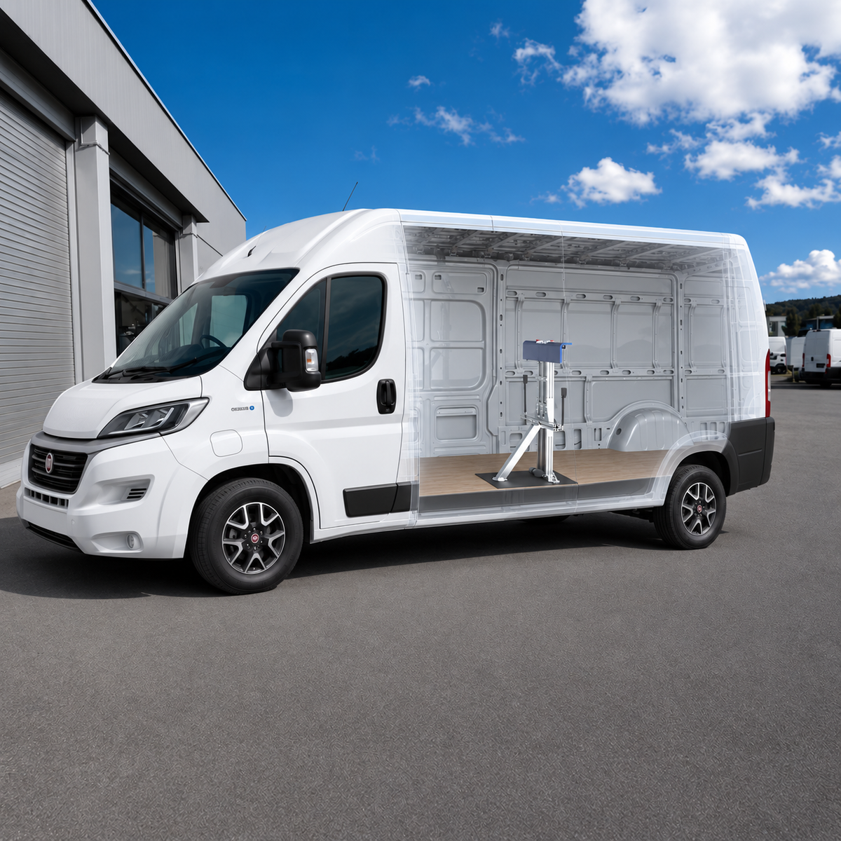 Fiat Scudo (2007–2016) Sitzplatzerweiterung